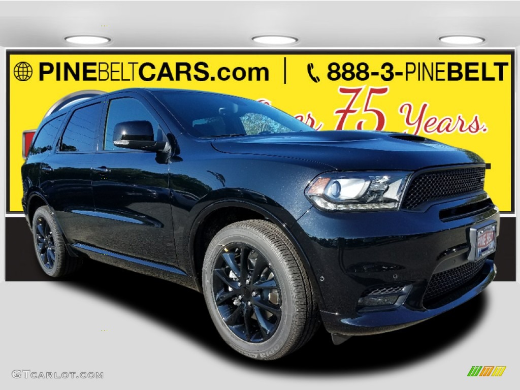 2018 Durango R/T AWD - DB Black Crystal / Black photo #1