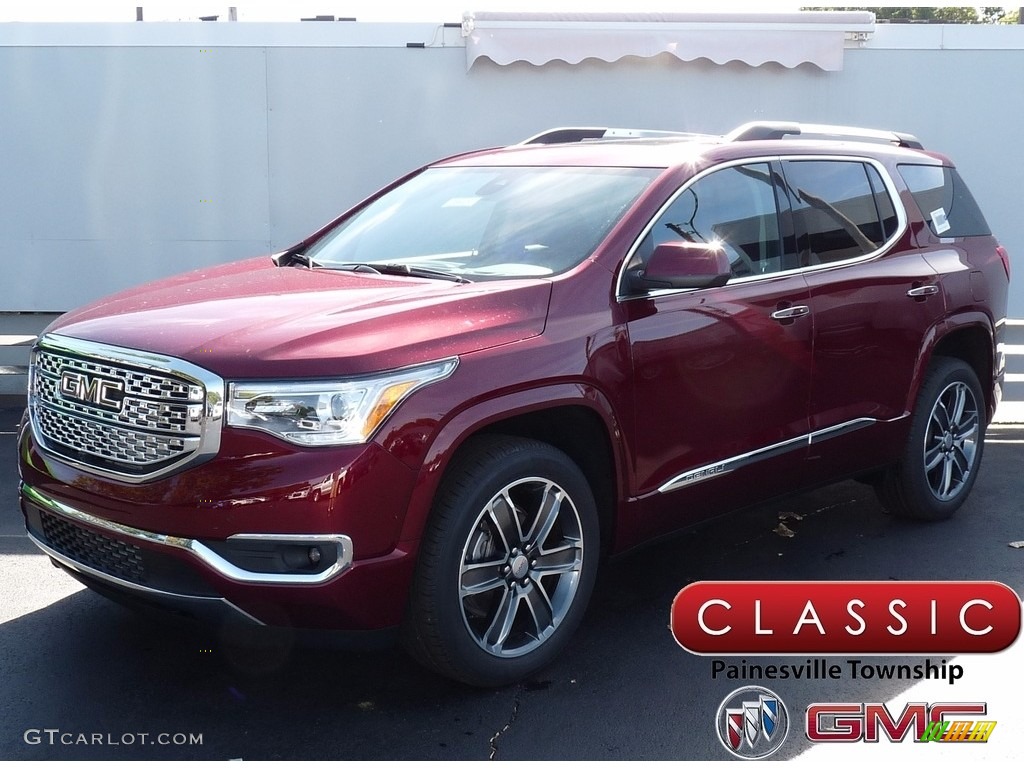 Crimson Red Tintcoat GMC Acadia