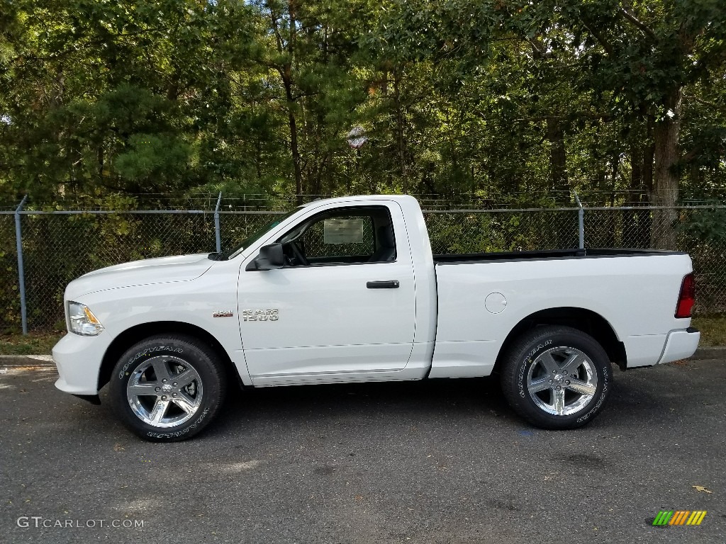 2017 1500 Tradesman Regular Cab 4x4 - Bright White / Black/Diesel Gray photo #3