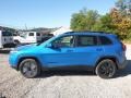 2018 Hydro Blue Pearl Jeep Cherokee Limited 4x4  photo #2