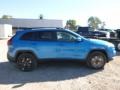 2018 Hydro Blue Pearl Jeep Cherokee Limited 4x4  photo #6