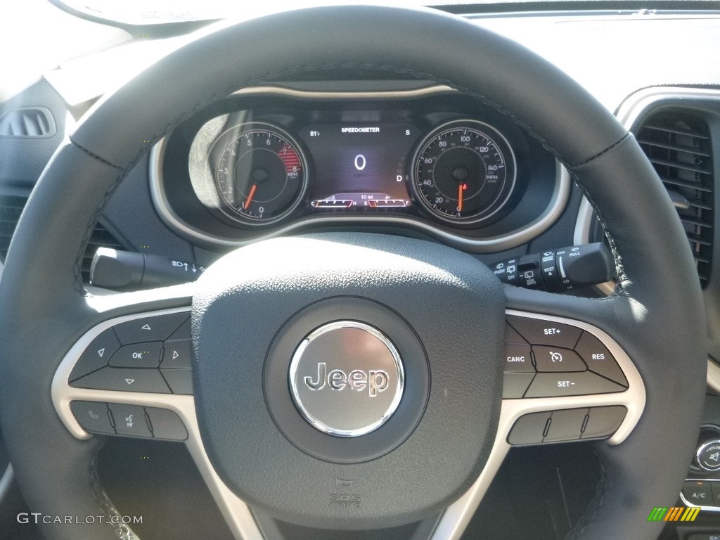 2018 Cherokee Limited 4x4 - Hydro Blue Pearl / Black photo #20