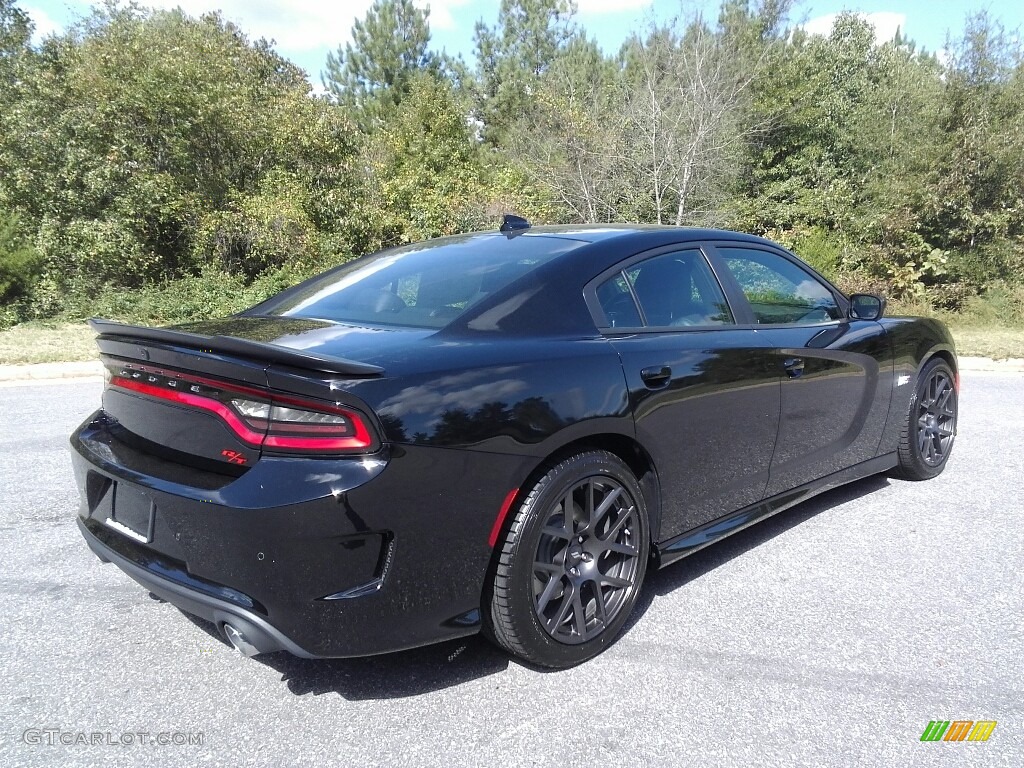 2018 Charger R/T Scat Pack - Pitch Black / Black photo #6