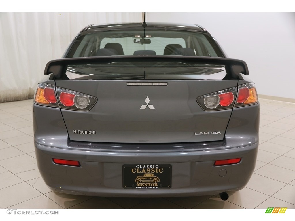 2011 Lancer ES - Graphite Gray Pearl / Black photo #16