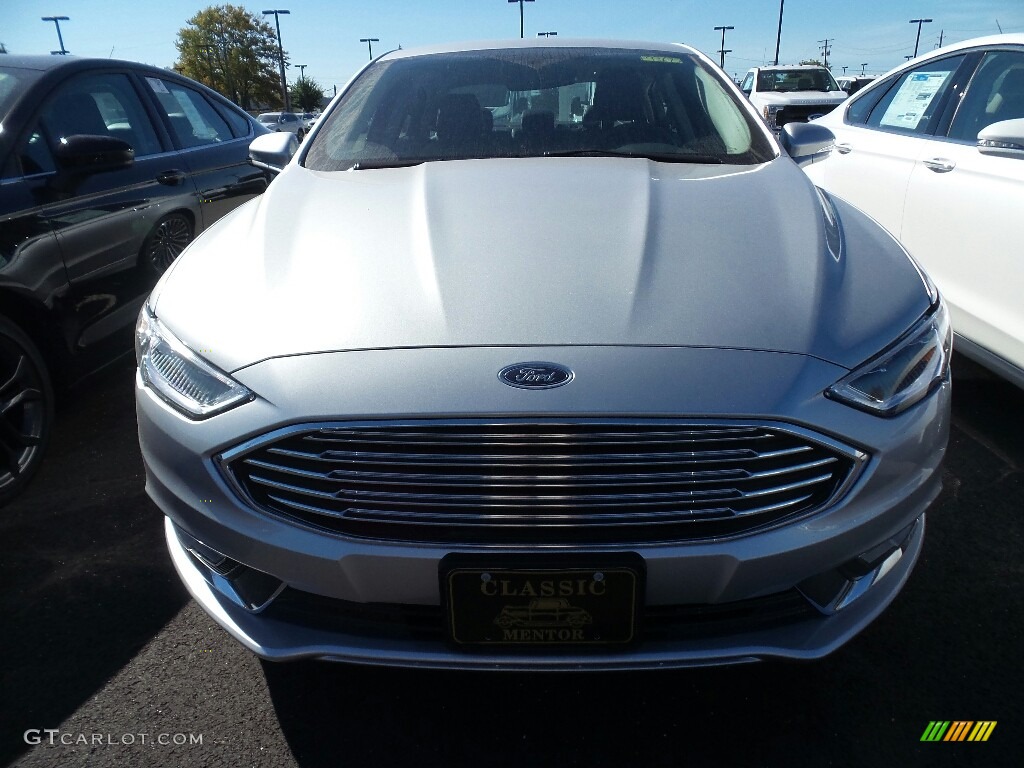2018 Fusion Hybrid Titanium - Ingot Silver / Ebony photo #2