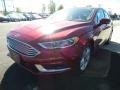 2018 Ruby Red Ford Fusion SE  photo #1