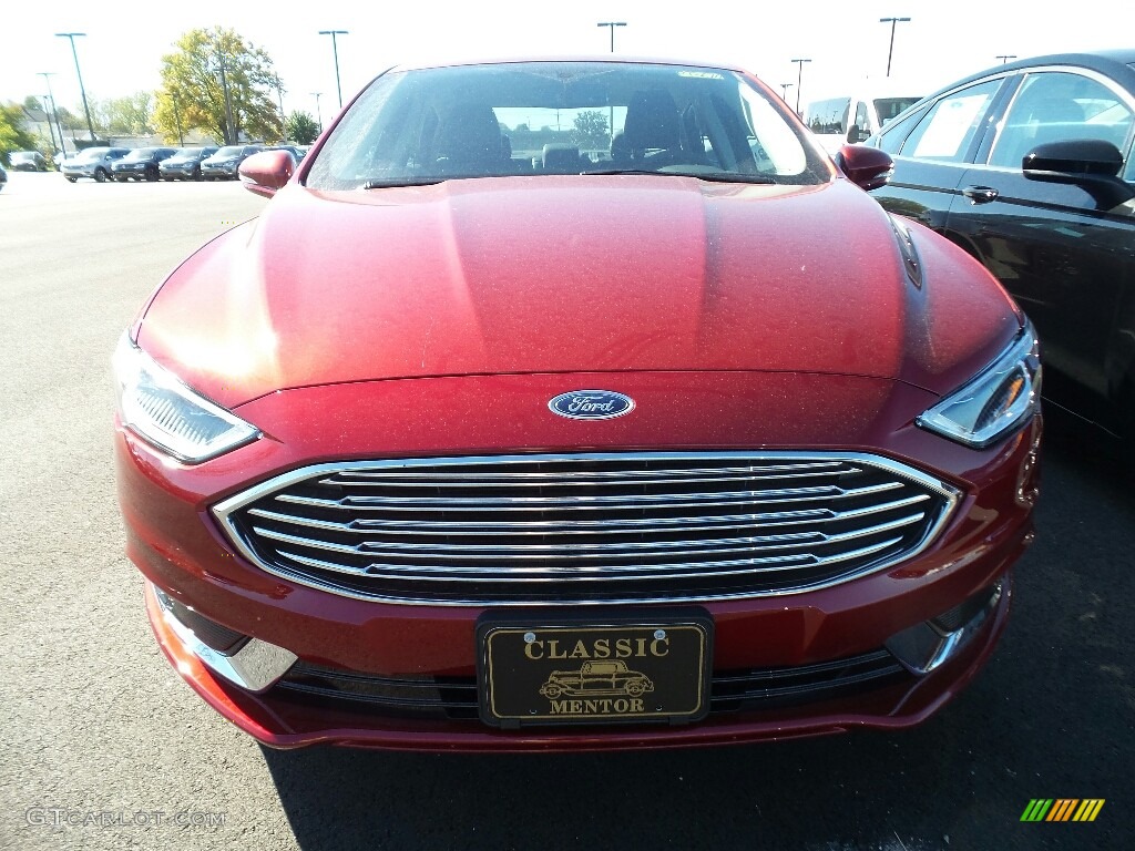 2018 Fusion SE - Ruby Red / Ebony photo #2