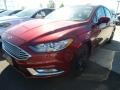 2018 Ruby Red Ford Fusion SE  photo #1