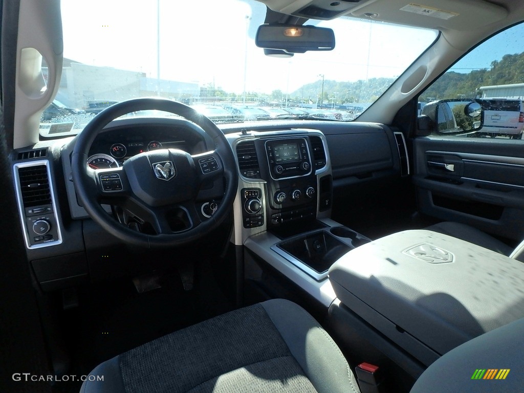 2015 1500 SLT Quad Cab 4x4 - Bright Silver Metallic / Black/Diesel Gray photo #13