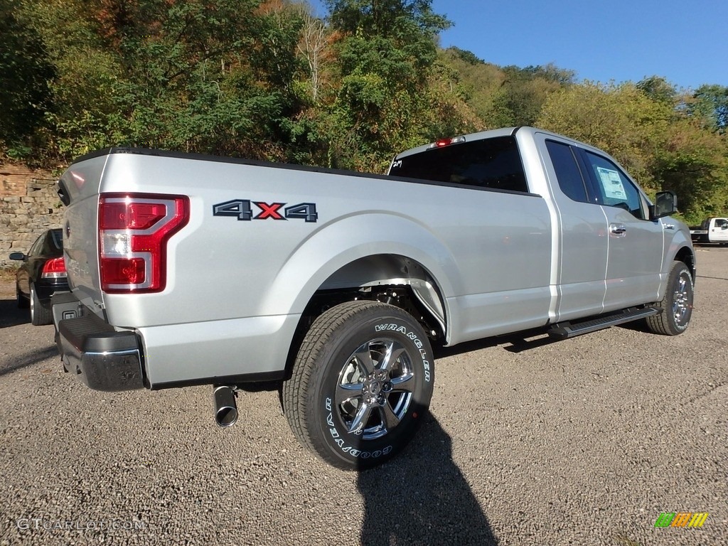 2018 F150 XLT SuperCab 4x4 - Ingot Silver / Earth Gray photo #2