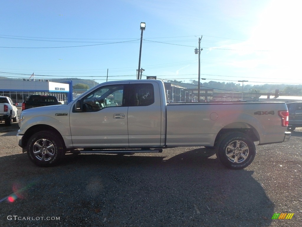 2018 F150 XLT SuperCab 4x4 - Ingot Silver / Earth Gray photo #5