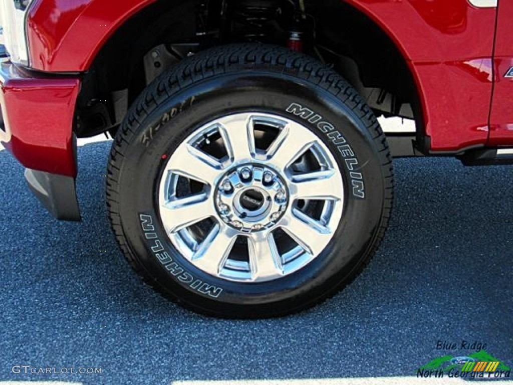 2017 F250 Super Duty King Ranch Crew Cab 4x4 - Ruby Red / King Ranch Mesa Antique Java photo #9