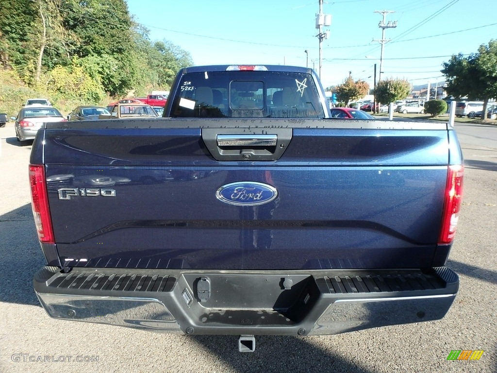 2017 F150 XLT SuperCab 4x4 - Blue Jeans / Light Camel photo #3