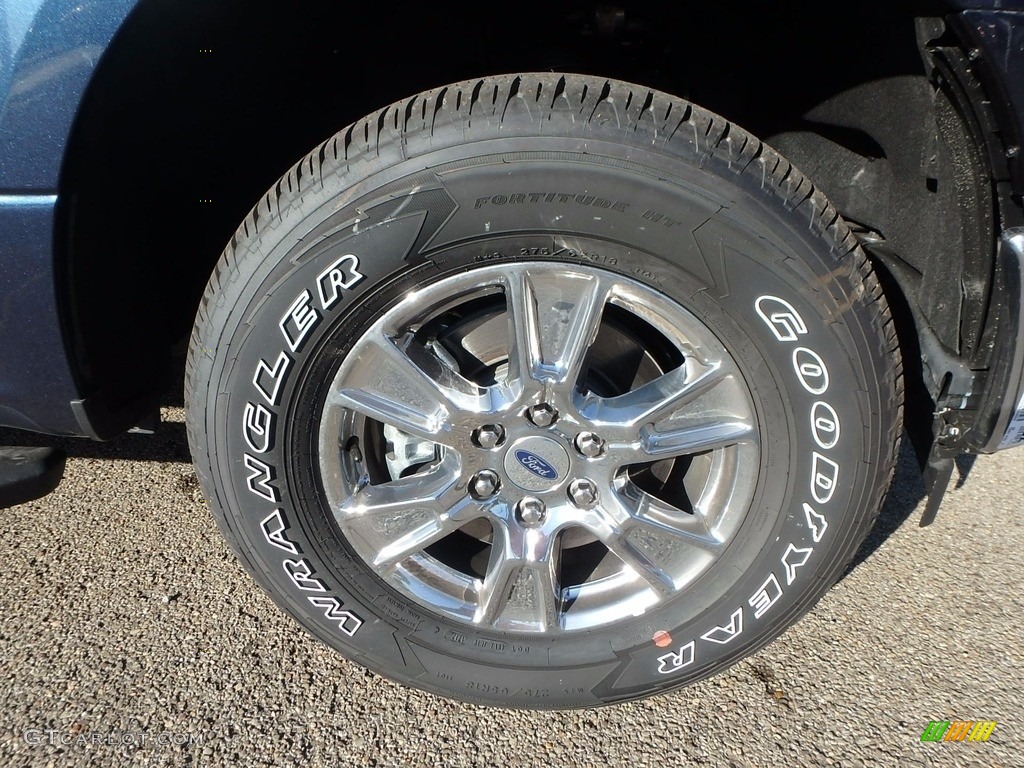2017 F150 XLT SuperCab 4x4 - Blue Jeans / Light Camel photo #9
