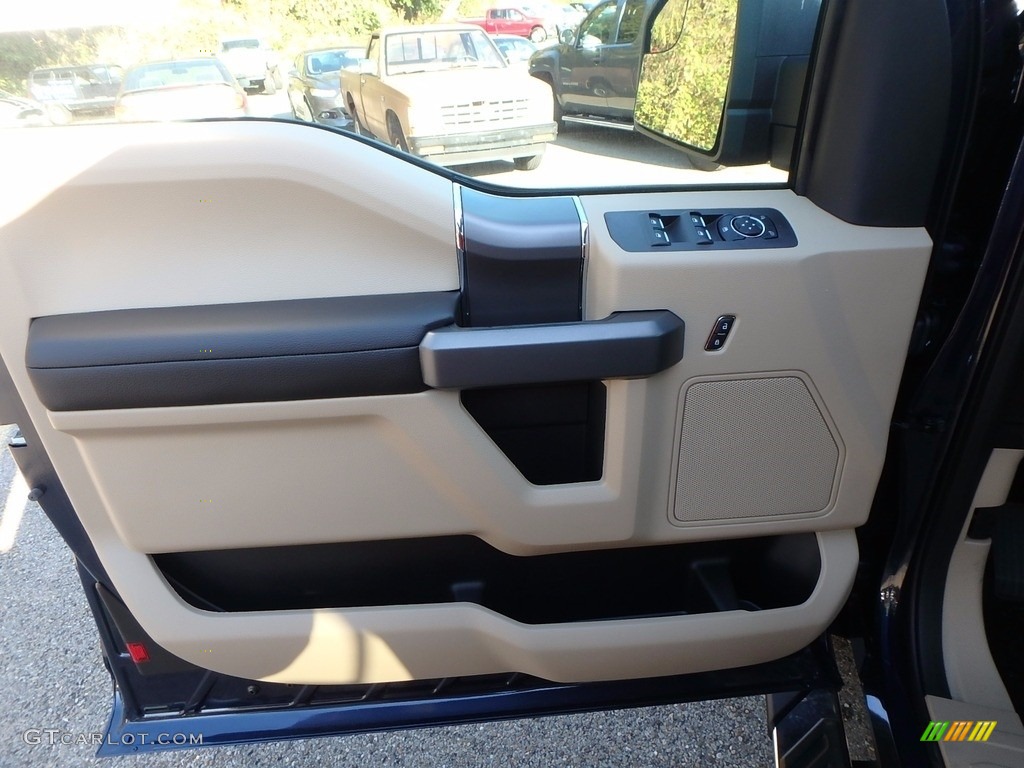 2017 F150 XLT SuperCab 4x4 - Blue Jeans / Light Camel photo #13