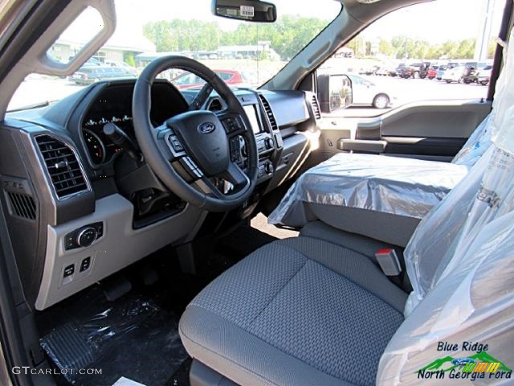 2018 F150 XLT SuperCrew 4x4 - Stone Gray / Earth Gray photo #11