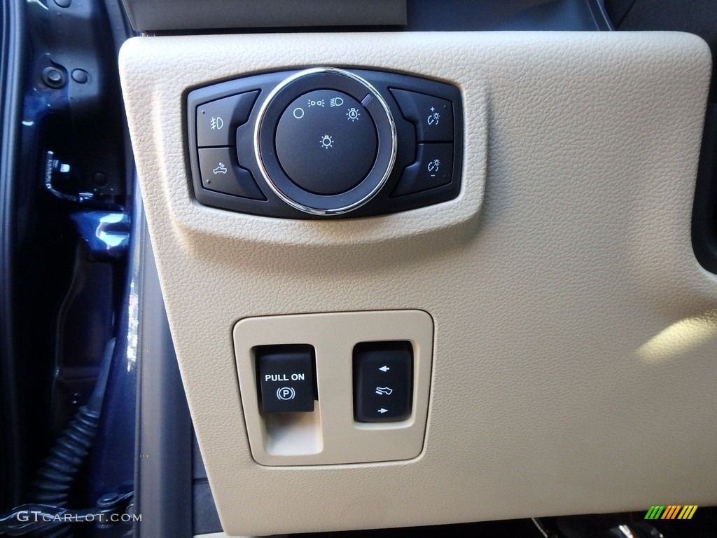 2017 F150 XLT SuperCab 4x4 - Blue Jeans / Light Camel photo #16