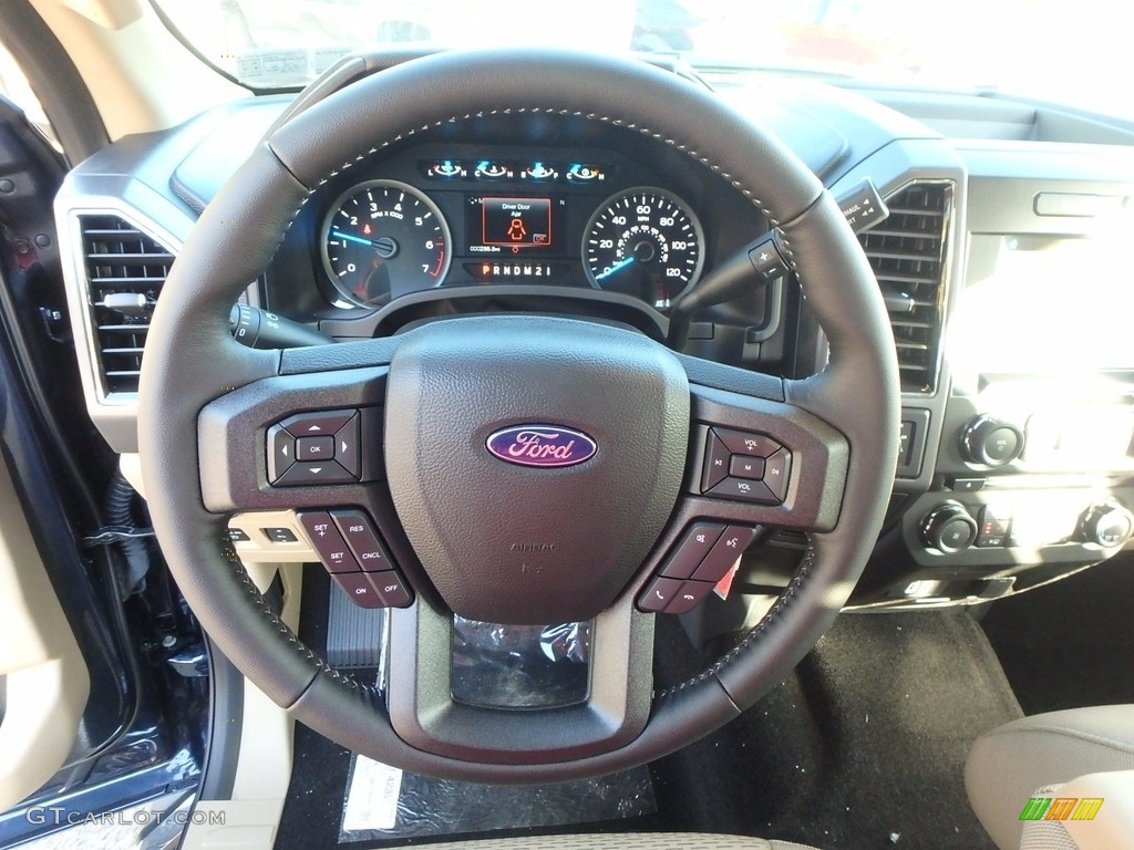 2017 F150 XLT SuperCab 4x4 - Blue Jeans / Light Camel photo #17