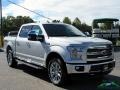 2017 Ingot Silver Ford F150 Lariat SuperCrew 4X4  photo #7