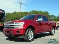 2018 Ruby Red Ford F150 Platinum SuperCrew 4x4  photo #1