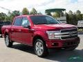 2018 Ruby Red Ford F150 Platinum SuperCrew 4x4  photo #7