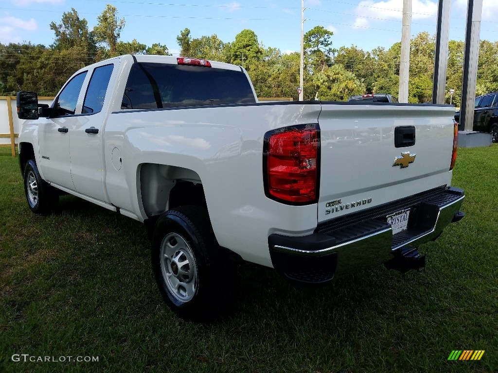 2017 Silverado 2500HD Work Truck Double Cab - Summit White / Dark Ash/Jet Black photo #3