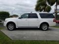2016 White Platinum Metallic Tricoat Ford Expedition EL Limited  photo #2