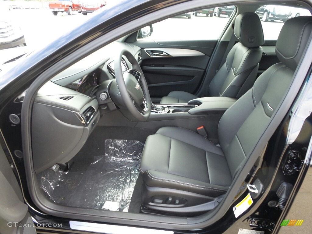 Jet Black Interior 2018 Cadillac ATS Luxury AWD Photo #123108910