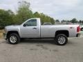 2013 Silver Ice Metallic Chevrolet Silverado 2500HD LT Regular Cab 4x4  photo #3