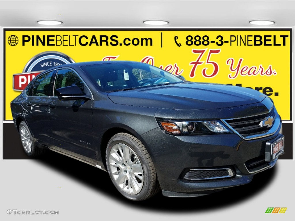 2018 Impala LS - Nightfall Gray Metallic / Jet Black/Dark Titanium photo #1