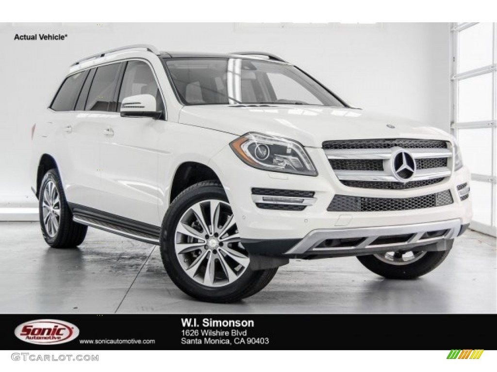 2014 GL 450 4Matic - Diamond White Metallic / Almond Beige photo #1
