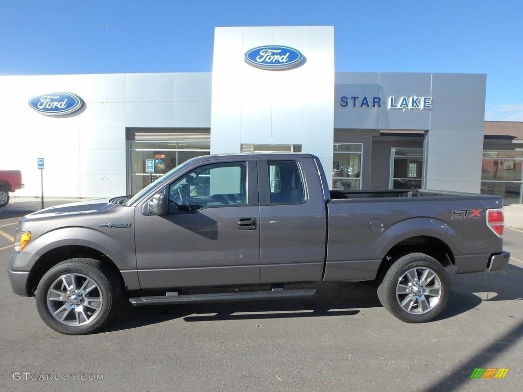 2014 F150 STX SuperCab 4x4 - Sterling Grey / Black photo #1