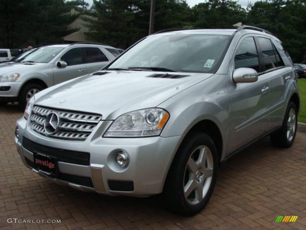 2007 ML 350 4Matic - Iridium Silver Metallic / Black photo #1