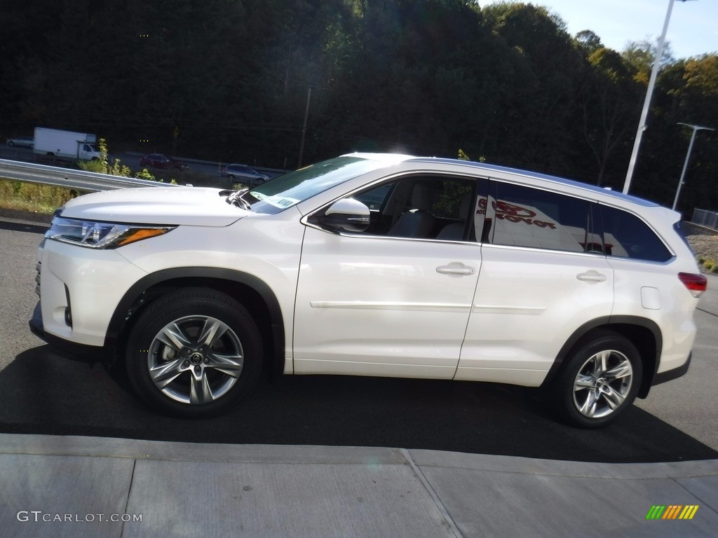 2017 Highlander Limited AWD - Blizzard White Pearl / Ash photo #7