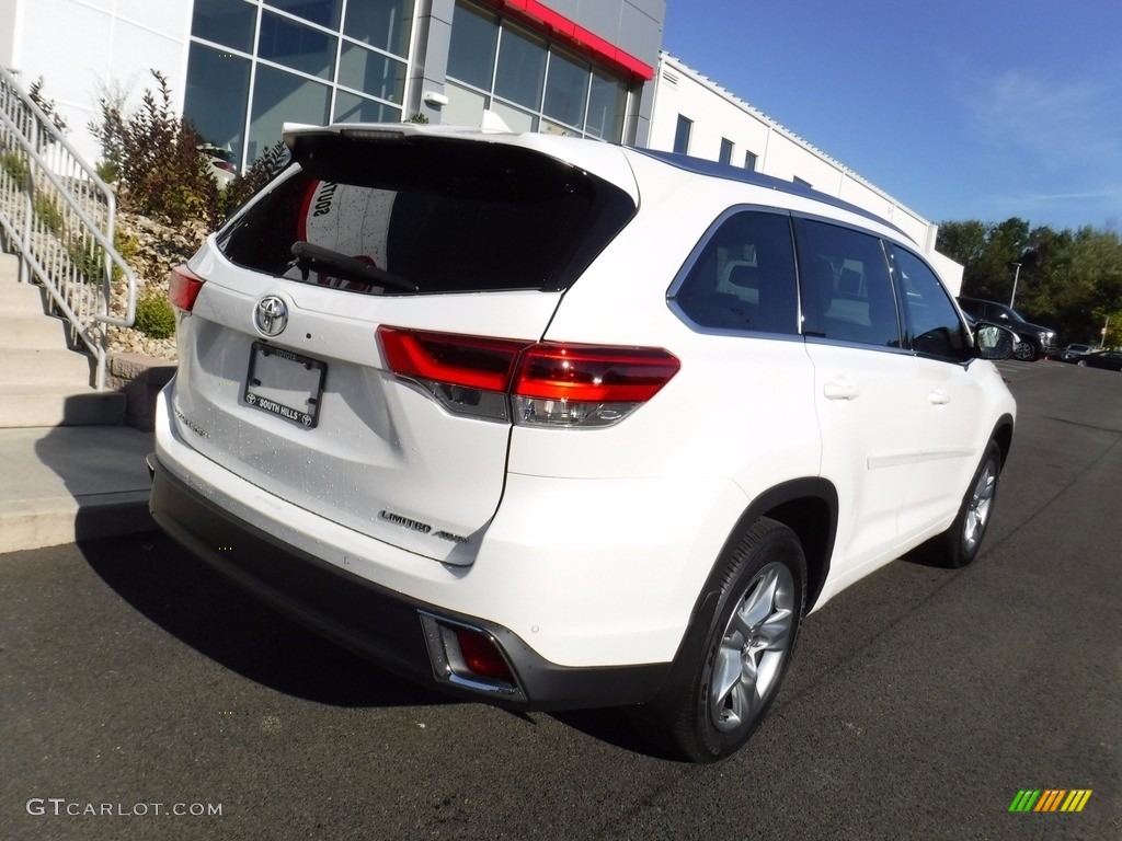 2017 Highlander Limited AWD - Blizzard White Pearl / Ash photo #10