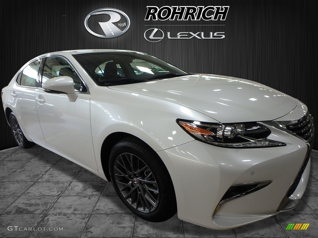 2018 ES 350 - Eminent White Pearl / Black photo #1