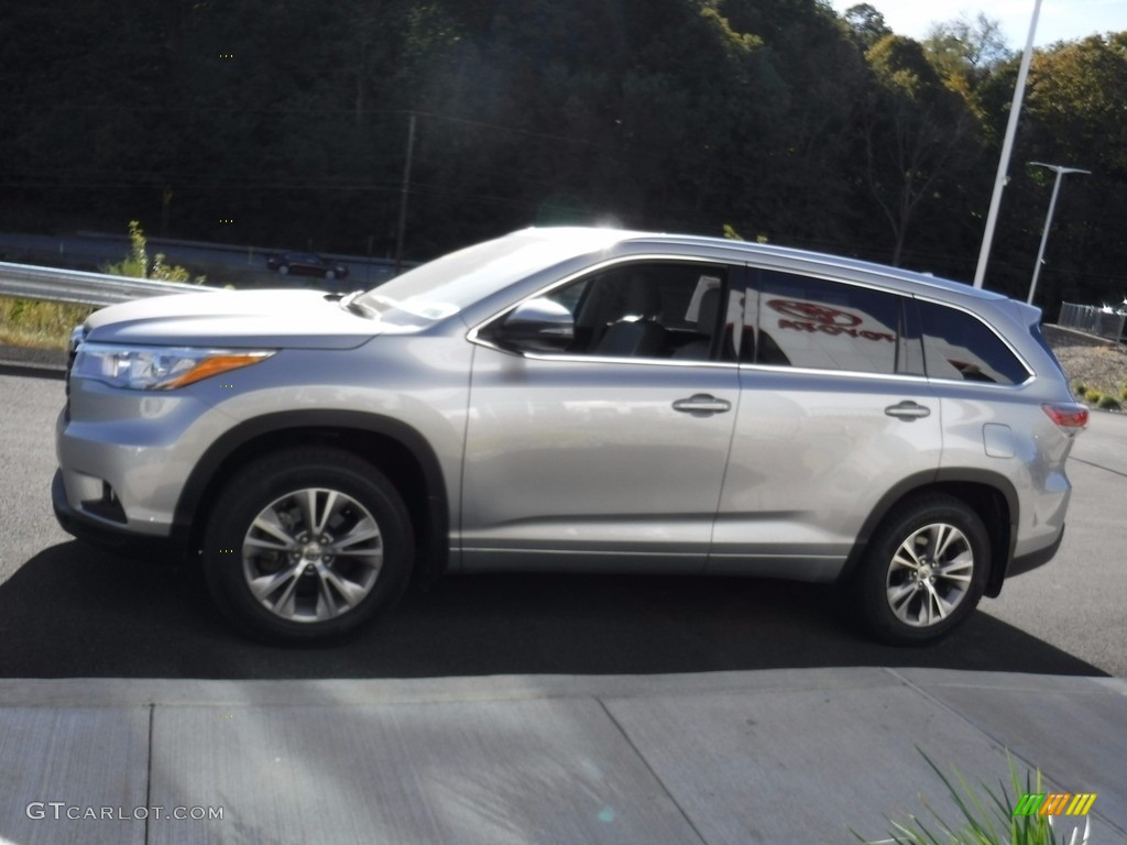 2015 Highlander XLE AWD - Silver Sky Metallic / Ash photo #7