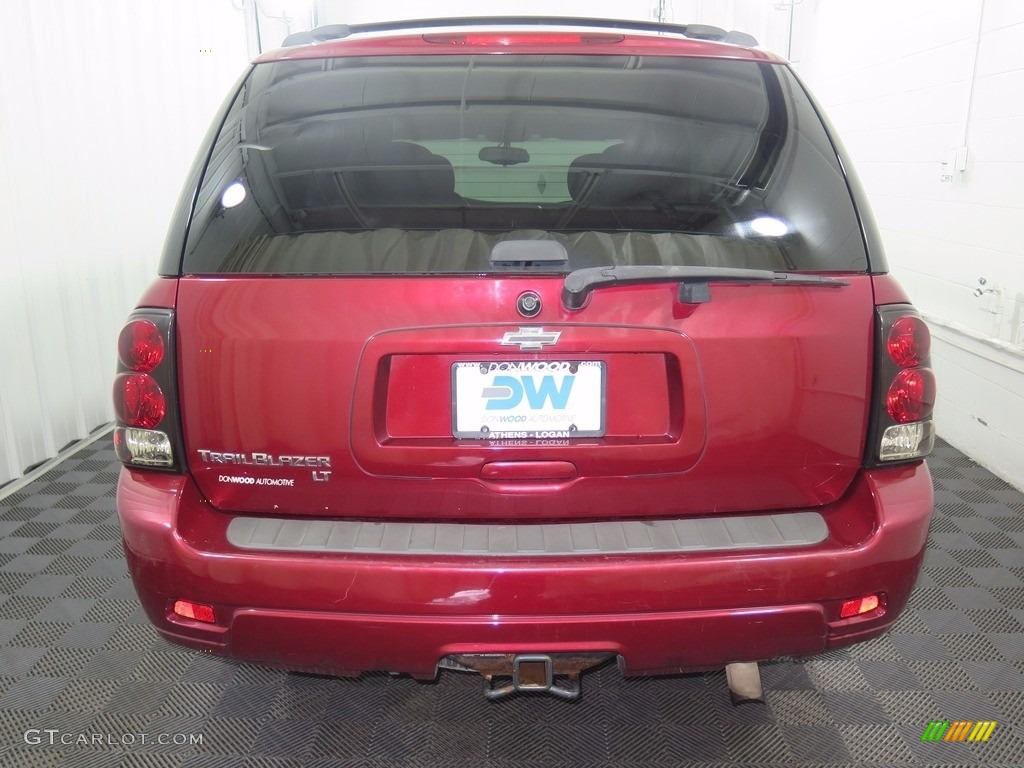 2008 TrailBlazer LT 4x4 - Red Jewel / Ebony photo #9