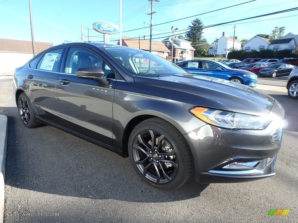 Magnetic 2018 Ford Fusion SE Exterior Photo #123119521