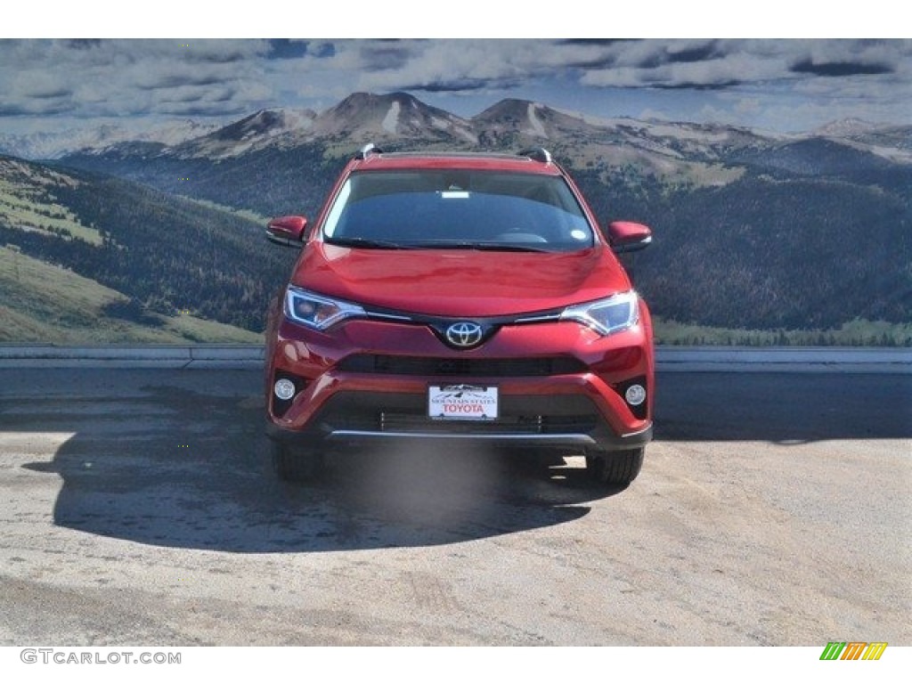 2018 RAV4 XLE AWD - Ruby Flare Pearl / Black photo #2