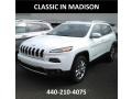 2018 Bright White Jeep Cherokee Limited 4x4  photo #1