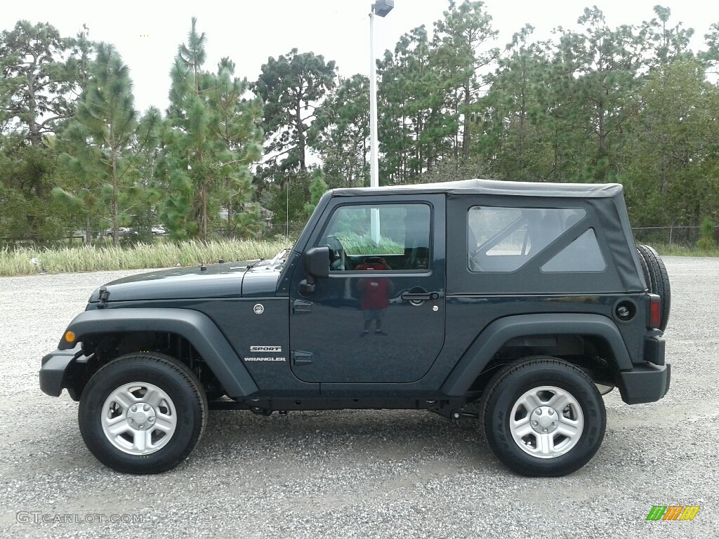 2017 Wrangler Sport 4x4 - Rhino / Black photo #2
