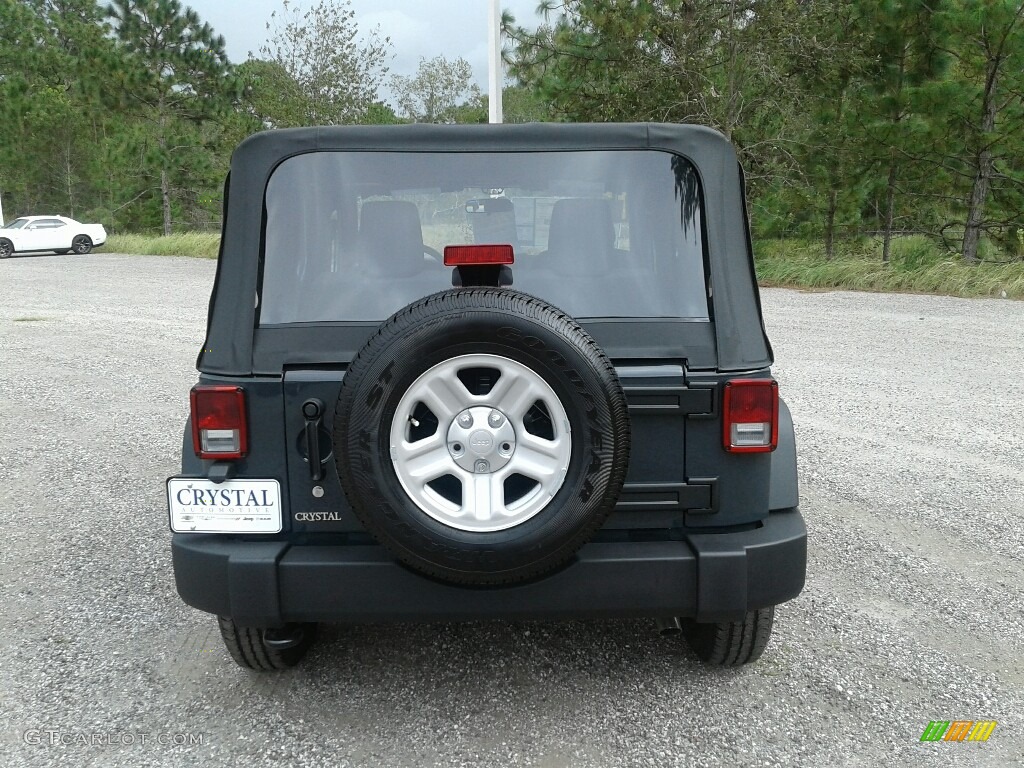 2017 Wrangler Sport 4x4 - Rhino / Black photo #4