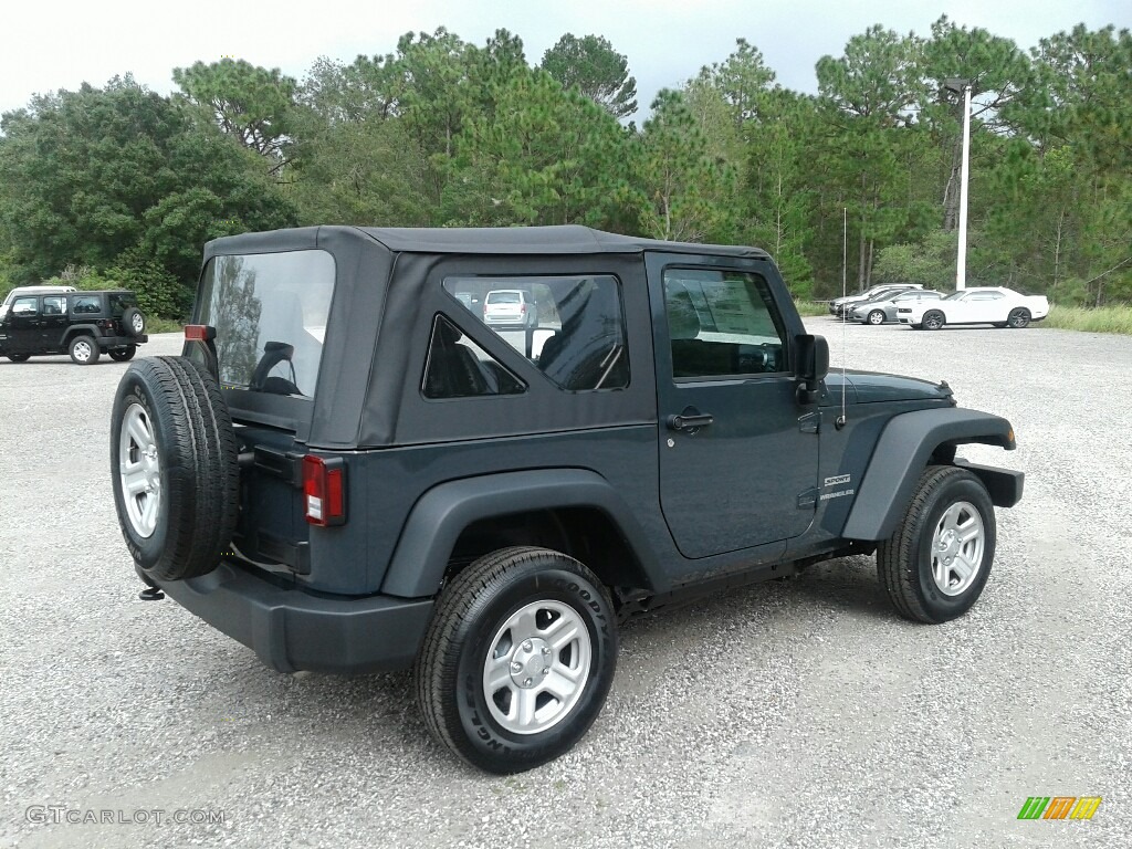 2017 Wrangler Sport 4x4 - Rhino / Black photo #5