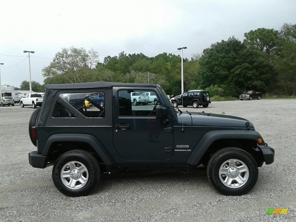 2017 Wrangler Sport 4x4 - Rhino / Black photo #6