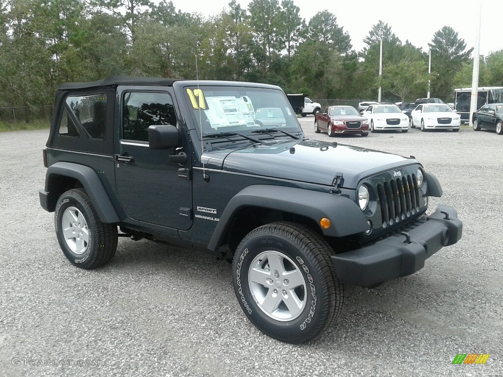 2017 Wrangler Sport 4x4 - Rhino / Black photo #7