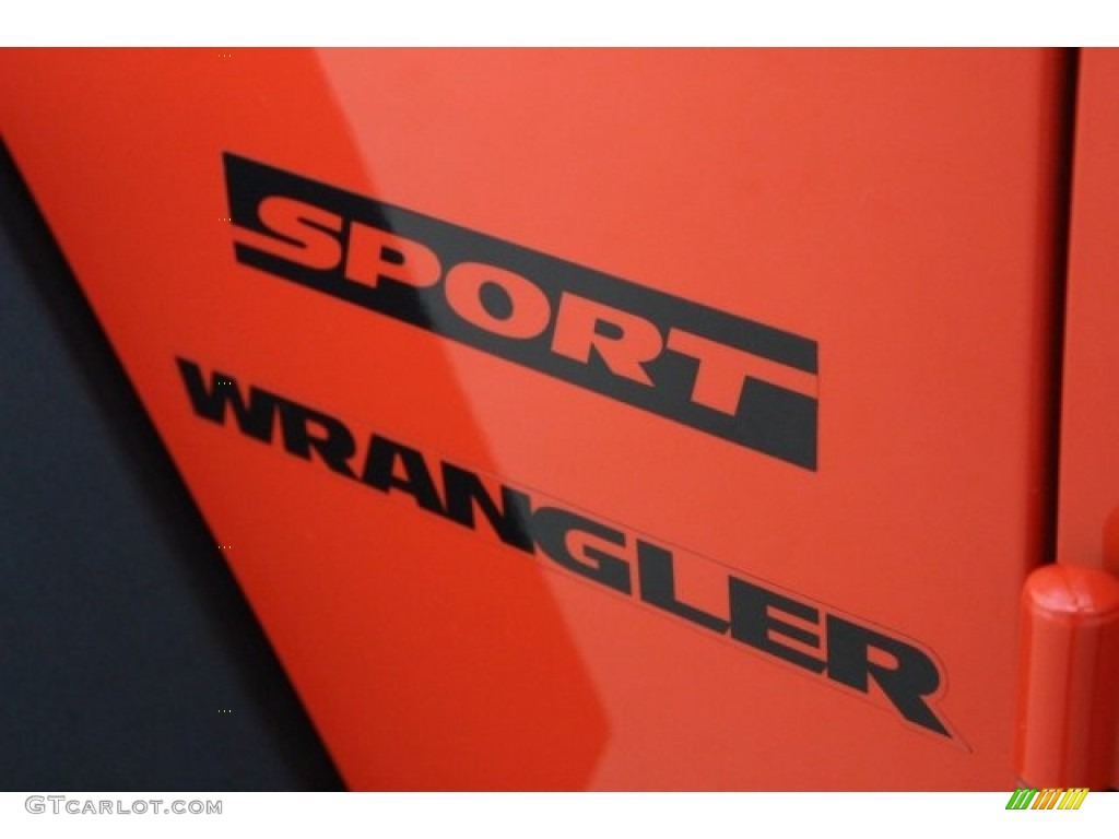 2015 Wrangler Sport 4x4 - Sunset Orange Pearl / Black photo #10