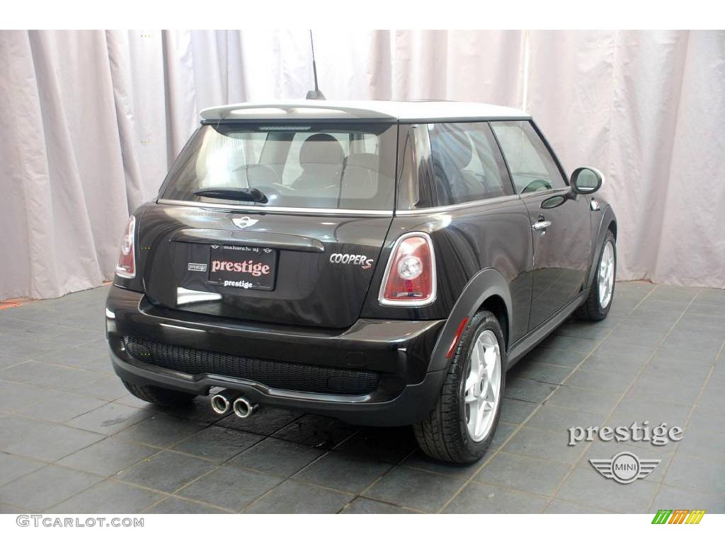 2009 Cooper S Hardtop - Midnight Black / Lounge Carbon Black Leather photo #1