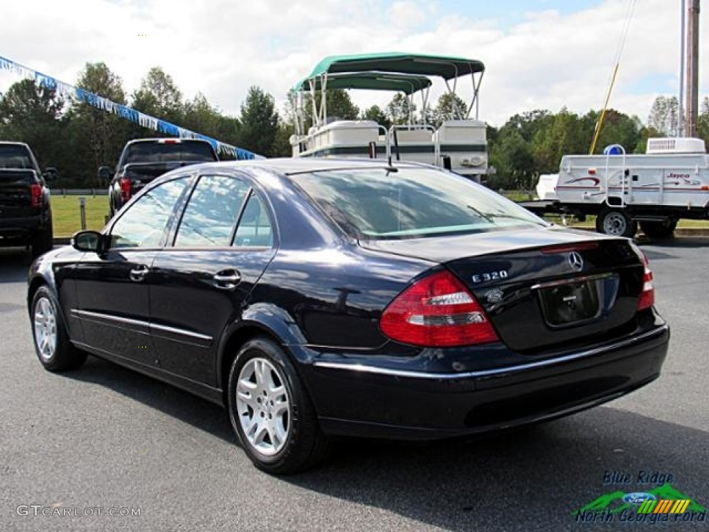 2005 E 320 Sedan - Midnight Blue / Ash photo #3