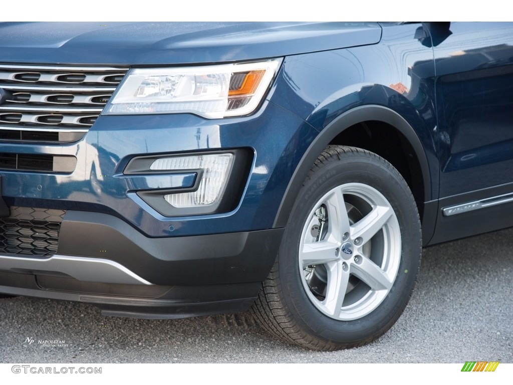 2017 Explorer XLT 4WD - Blue Jeans / Ebony Black photo #2